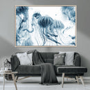 Abstract Jellyfish Canvas Print Wall Art