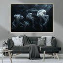Jellyfish Wall Art Canvas Print, Elegant Wall Decor