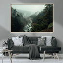 Misty Forest Wall Art | Ready to Hang and Framed | Tranquil