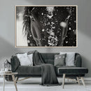 Winter Horse Snow Wall Art Canvas Print