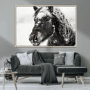 Framed Black and White Horse Wall Art | Ready to Hang and by MyGreatCanvas | Canvas Wall Art Prints | Photo Prints & Wall Decor