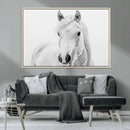 Majestic White Horse Wall Art | Ready to Hang and Framed |