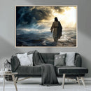 Jesus Walking Water Wall Art – Inspirational Christian