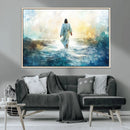 Watercolor Jesus Walking on Water Canvas Print, Christian by MyGreatCanvas | Canvas Wall Art Prints | Photo Prints & Wall Decor