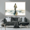 Watercolor Jesus Walking on Water Canvas Print, Christian by MyGreatCanvas | Canvas Wall Art Prints | Photo Prints & Wall Decor