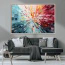 Radiant Bloom Abstract Floral Wall Art Canvas Print - by MyGreatCanvas | Canvas Wall Art Prints | Photo Prints & Wall Decor