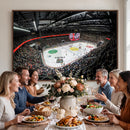 Vaudoise Lausanne Ice Hockey Arena Stadium Wall Art Canvas,