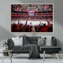 Carolina Hurricanes Ice Hockey Stadium Wall Art, Carolina