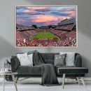 Carter-Finley Stadium Art Sunset Game Triple Canvas Wall Art
