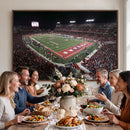 Houston Cougars Football Team Print - Houston TDECU Stadium