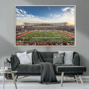 Framed Houston Cougars Football Team Print - Houston TDECU by MyGreatCanvas | Canvas Wall Art Prints | Photo Prints & Wall Decor