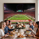 Wisconsin Badgers Football Team Print Canvas- Madison Camp
