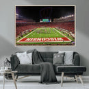 Wisconsin Badgers Football Team Print Canvas- Madison Camp by MyGreatCanvas | Canvas Wall Art Prints | Photo Prints & Wall Decor