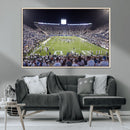 Brigham Young University Cougars Football Print Canvas - by MyGreatCanvas | Canvas Wall Art Prints | Photo Prints & Wall Decor