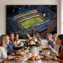 University of North Texas Mean Green Football Artwork,