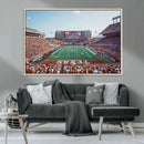 Framed Texas Memorial Stadium Canvas, University of Texas