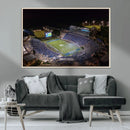 Duke University Blue Devils Football Print Canvas - Durham