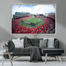 Cincinnati Bearcats Football Team Print - Nippert Stadium Wall Art Canvas Print