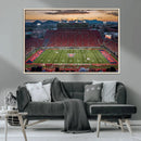 Framed Arizona Wildcats Football Team Print - Tucson Arizona by MyGreatCanvas | Canvas Wall Art Prints | Photo Prints & Wall Decor