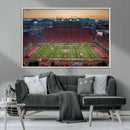 Arizona Wildcats Football Team Print - Tucson Arizona by MyGreatCanvas | Canvas Wall Art Prints | Photo Prints & Wall Decor