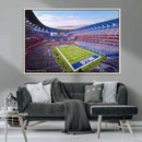 Buffalo Bills Football Team Print Canvas - Buffalo Highmark by MyGreatCanvas | Canvas Wall Art Prints | Photo Prints & Wall Decor
