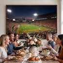 Clemson University Tigers Art Print, Football Team Print -