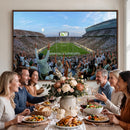 Michigan State Spartans Football Team Art Print - East