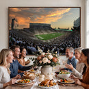 Michigan State Spartans Football Team Print - East Lansing