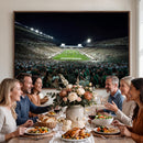 Framed Michigan State Spartans Football Team Print - East