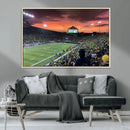 Eugene Autzen Stadium Canvas Wall Art Print – Sunset Over