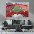 Rutgers Scarlet Knights Football Team Print - Piscataway SHI by MyGreatCanvas | Canvas Wall Art Prints | Photo Prints & Wall Decor