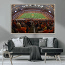 Syracuse University Orange Football Canvas Print, Football