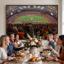 Syracuse University Orange Football Canvas Print, Football