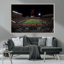 Framed Texas Tech Red Raiders Stadium Canvas, Texas Tech Red