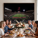 Framed Texas Tech Red Raiders Stadium Canvas, Texas Tech Red