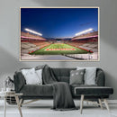 Rutgers Scarlet Knights Football Team Print - Piscataway SHI by MyGreatCanvas | Canvas Wall Art Prints | Photo Prints & Wall Decor