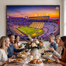 The Louisiana State University Tigers Football Team Print -