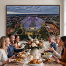 The Louisiana State University Tigers Football Team Print -