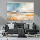 Abstract Landscape Wall Art Canvas Print - Warm Tones of