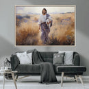 Jesus the Good Shepherd Wall Art Canvas Print - Lost Lamb