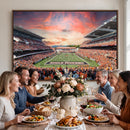 Oregon State Beavers Football Team Print - Corvallis Reser