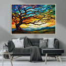 Mosaic Tree Wall Art | Ready to Hang Stained Glass Style