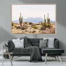 Desert Cactus Canvas Wall Art – Serene Southwestern Arizona by MyGreatCanvas | Canvas Wall Art Prints | Photo Prints & Wall Decor