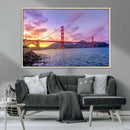 Golden Gate Bridge Wall Art Canvas Print – Framed San by MyGreatCanvas | Canvas Wall Art Prints | Photo Prints & Wall Decor