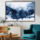 Abstract Blue Mountain Canvas Wall Art – Modern Triptych by MyGreatCanvas | Canvas Wall Art Prints | Photo Prints & Wall Decor