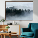 Autumn and Misty Trees in the Forest Wall Art Canvas Print, by MyGreatCanvas | Canvas Wall Art Prints | Photo Prints & Wall Decor
