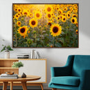 Sunflower Sunshine Wall Art Canvas Print by MyGreatCanvas | Canvas Wall Art Prints | Photo Prints & Wall Decor