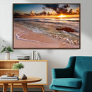 Sunset on Ocean Wall Art Canvas Print by MyGreatCanvas | Canvas Wall Art Prints | Photo Prints & Wall Decor