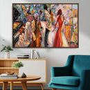 Abstract Afro American Jazz Canvas Wall Art | Music-Inspired by MyGreatCanvas | Canvas Wall Art Prints | Photo Prints & Wall Decor