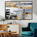 Abstract Painting Canvas Wall Art Print Paint Drip Art Brush